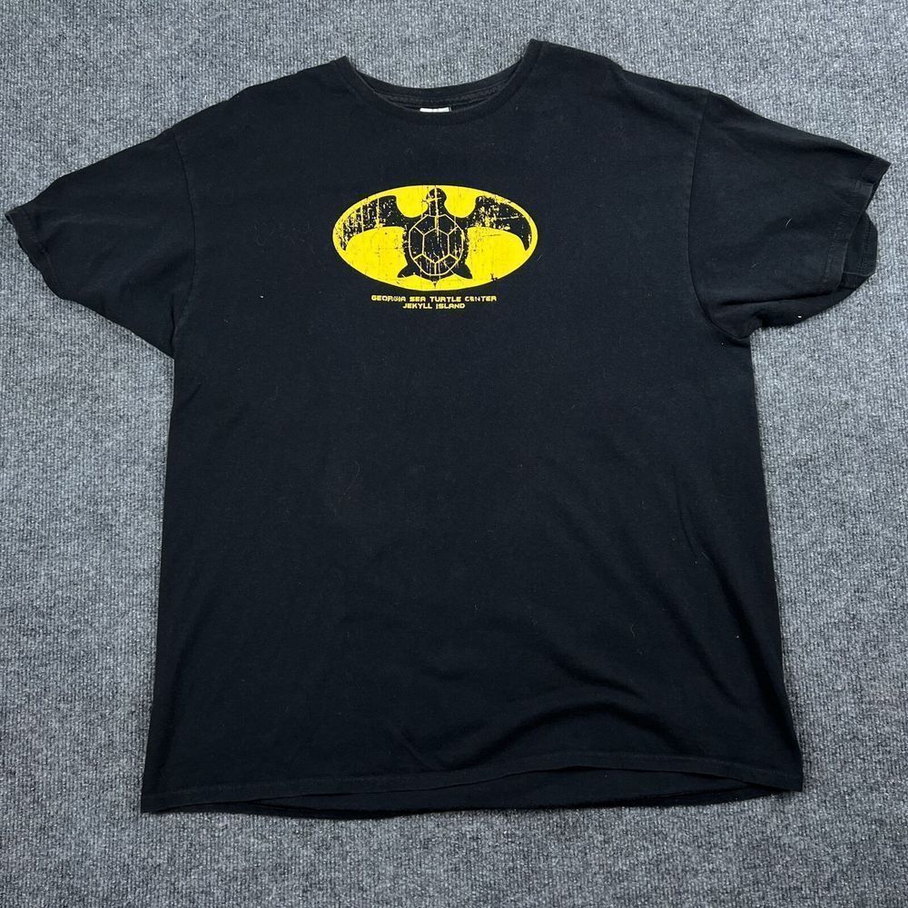 Jekyll Island Georgia Sea Turtle Center T Shirt Womens XL Short Sleeve Black Tee